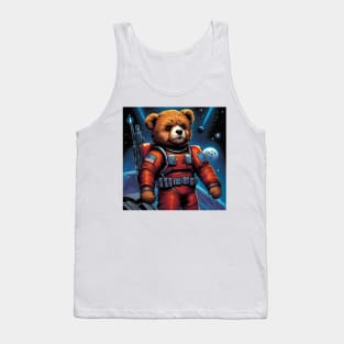 Teddy as a new recruit in the space Force Tank Top